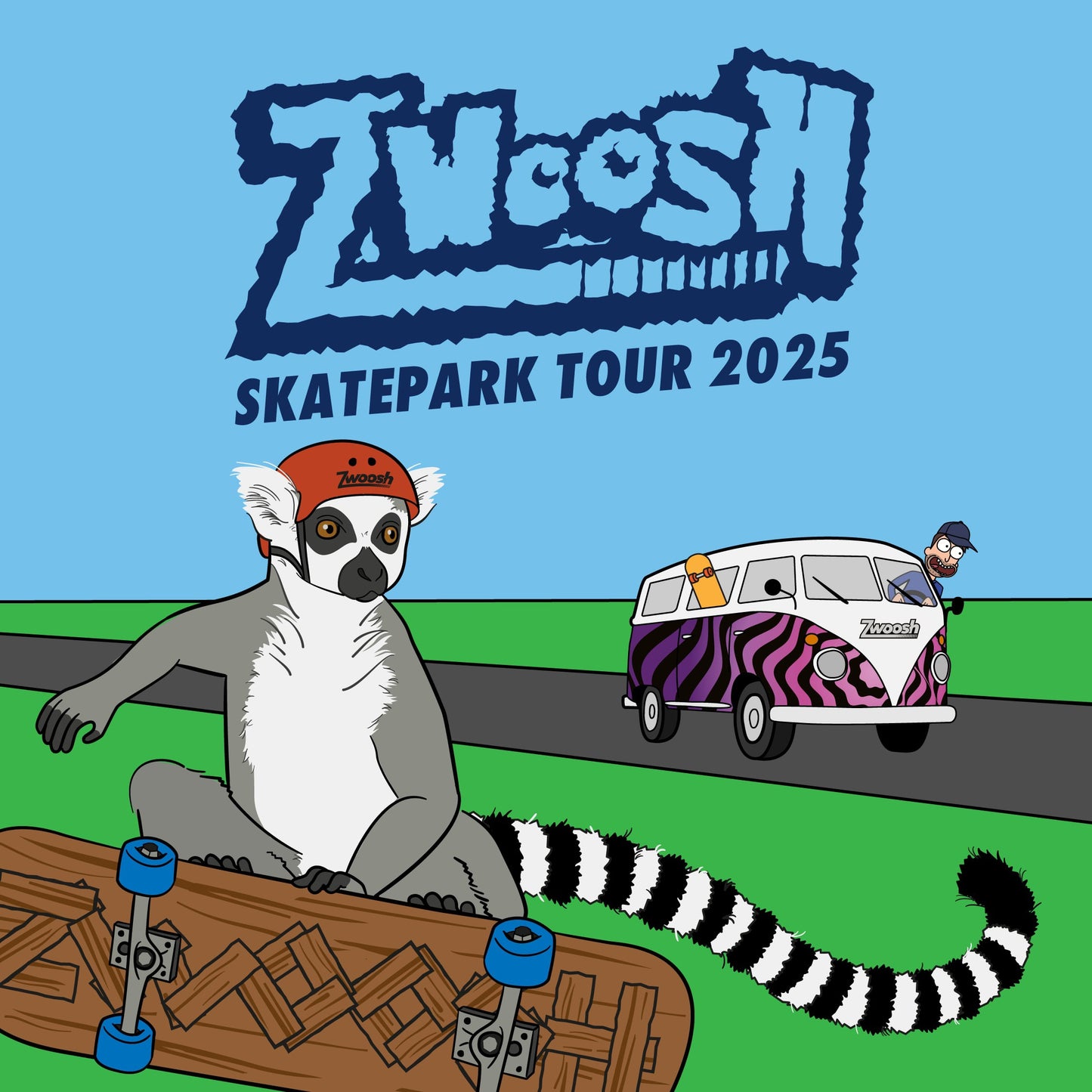 Zwoosh Skatepark Tour 28 Juli - 1 augustus 2025 (Zomervakantie)