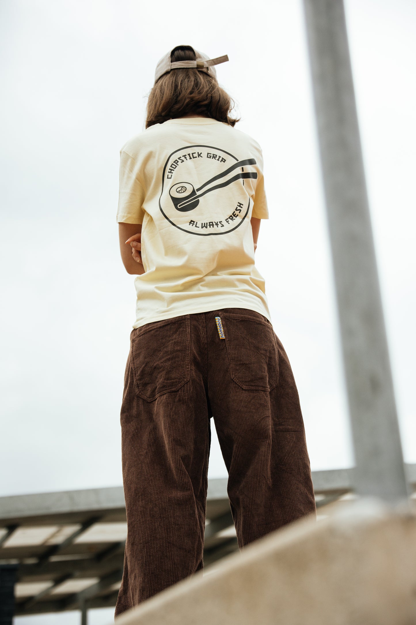 Chopstick grip Maki roll T-shirt Butter