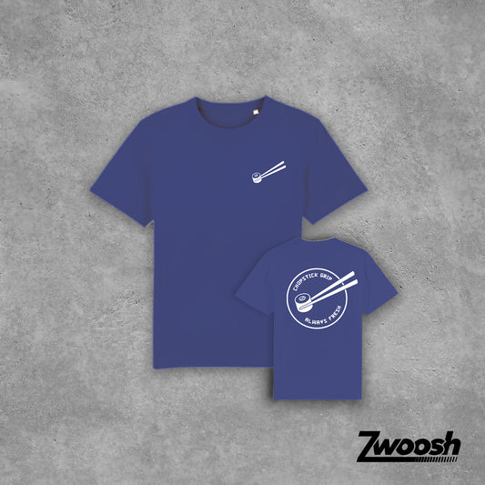 Chopstick grip Maki roll T-shirt Purple