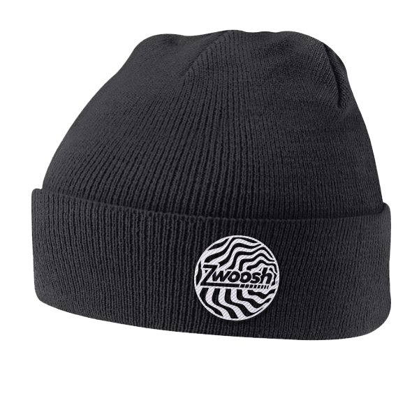 Zwoosh Embroidered Spiral Beanie