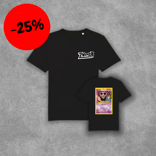 Zwoosh 'Card' T-shirt Black