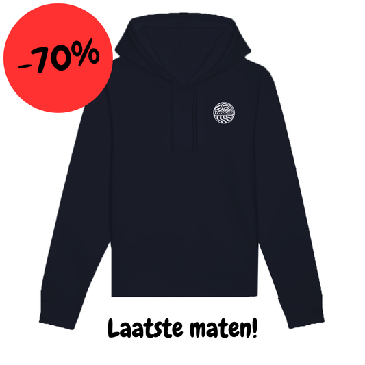 Zwoosh Embroidered Spiral Hoodie Navy