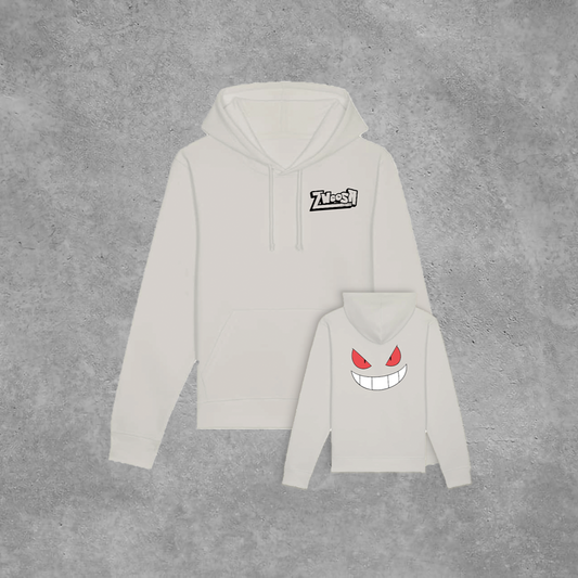 Zwoosh 'Gengar' Hoodie Vintage White