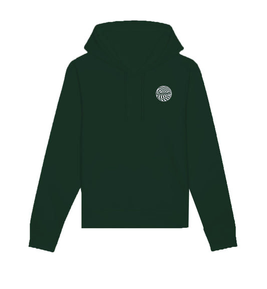 Zwoosh Embroidered Spiral Hoodie bottle green