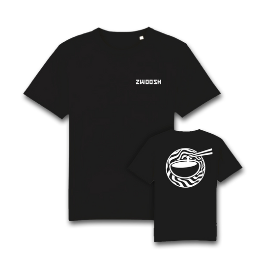 Zwoosh X Chopstick grip T-shirt Zwart