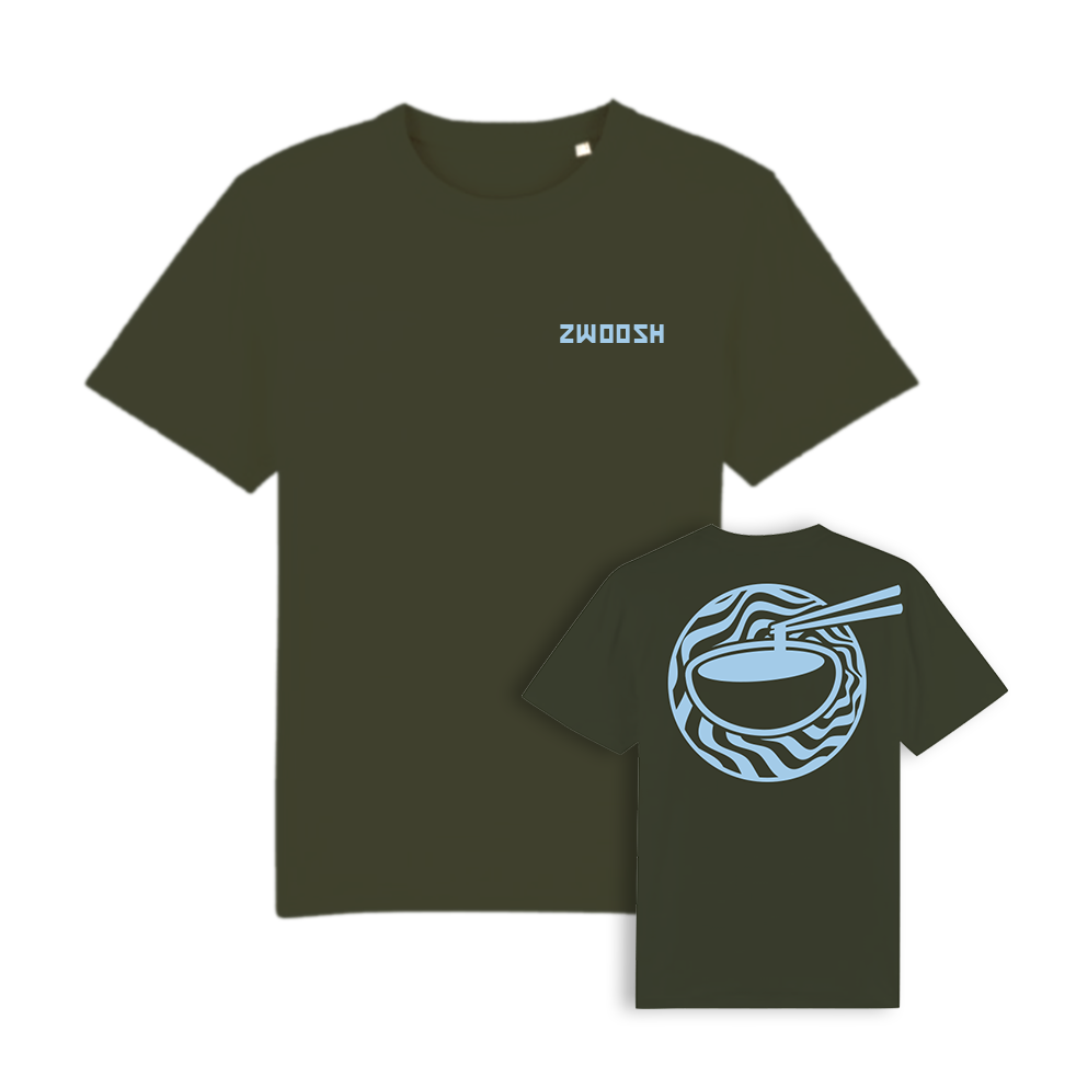 Zwoosh x Chopstick grip T-shirt Khaki / Blue