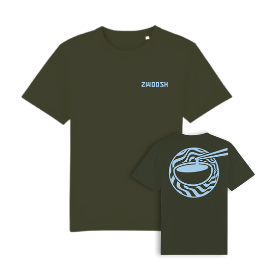 Zwoosh x Chopstick grip T-shirt Khaki / Blue