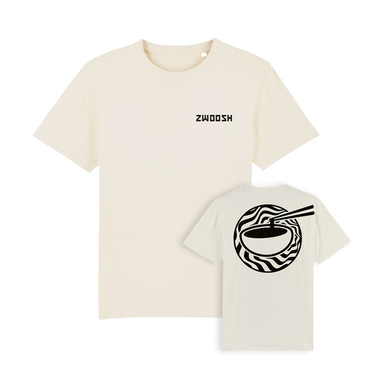 Zwoosh X Chopstick grip T-shirt Vintage White