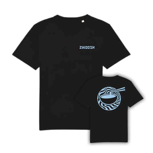 Zwoosh x Chopstick grip T-shirt Black / Blue